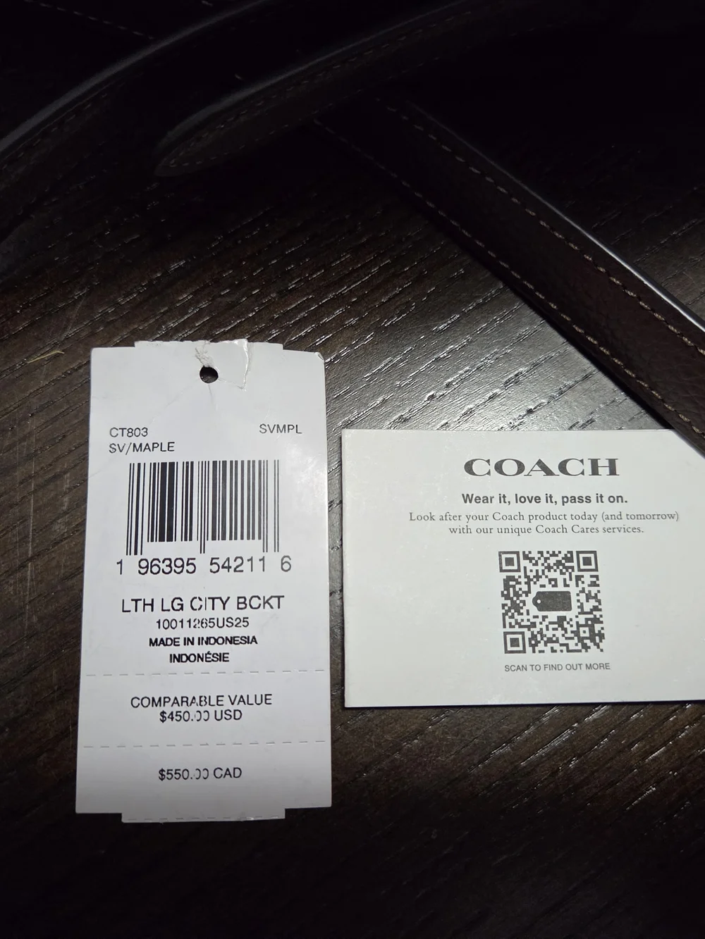 Coach city large